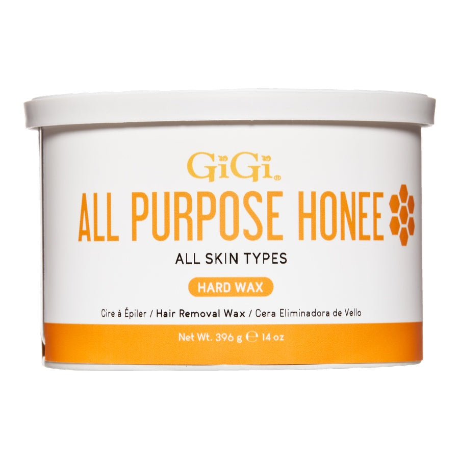 GiGi All Purpose Honee hard wax container on a white background