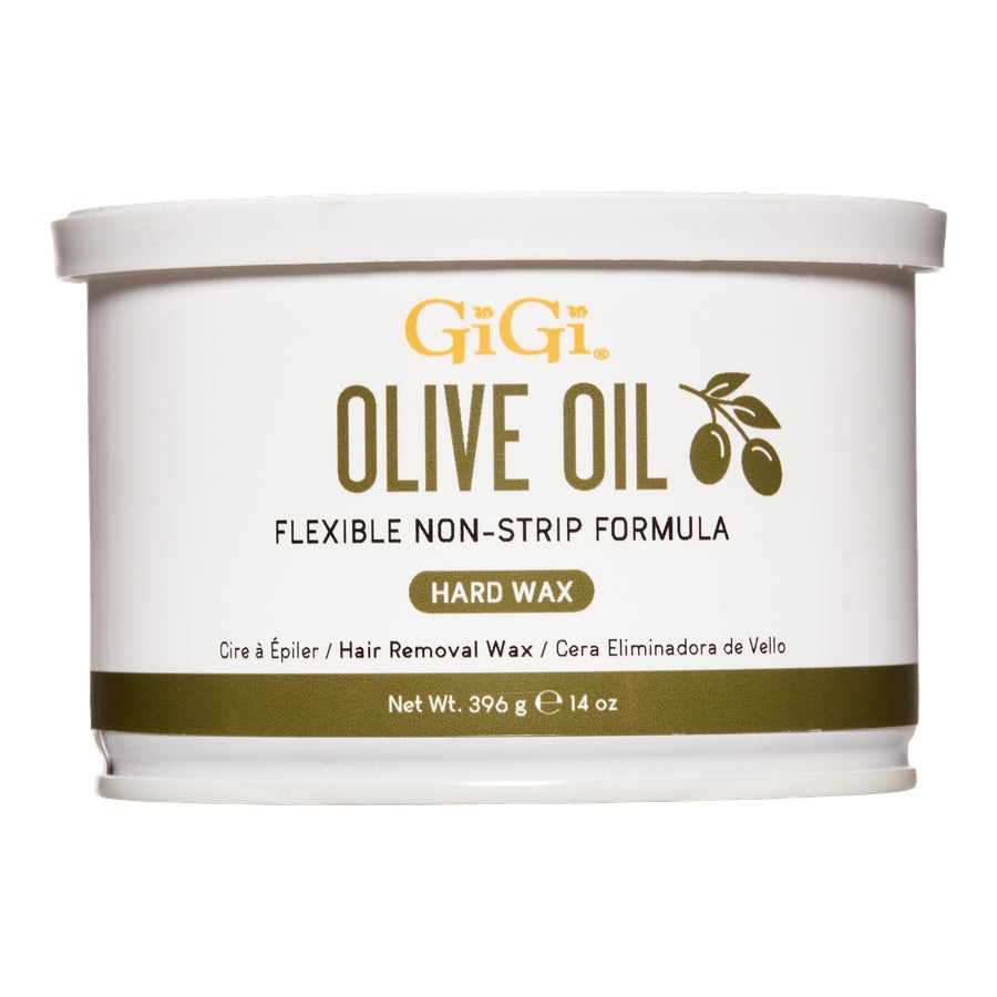 GiGi Olive Oil hard wax container on a white background
