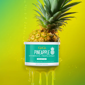 GiGi Neon Soft Wax Pineapple | Gentle Brightening Wax GiGi Neon Soft Wax Pineapple | Gentle Brightening Wax