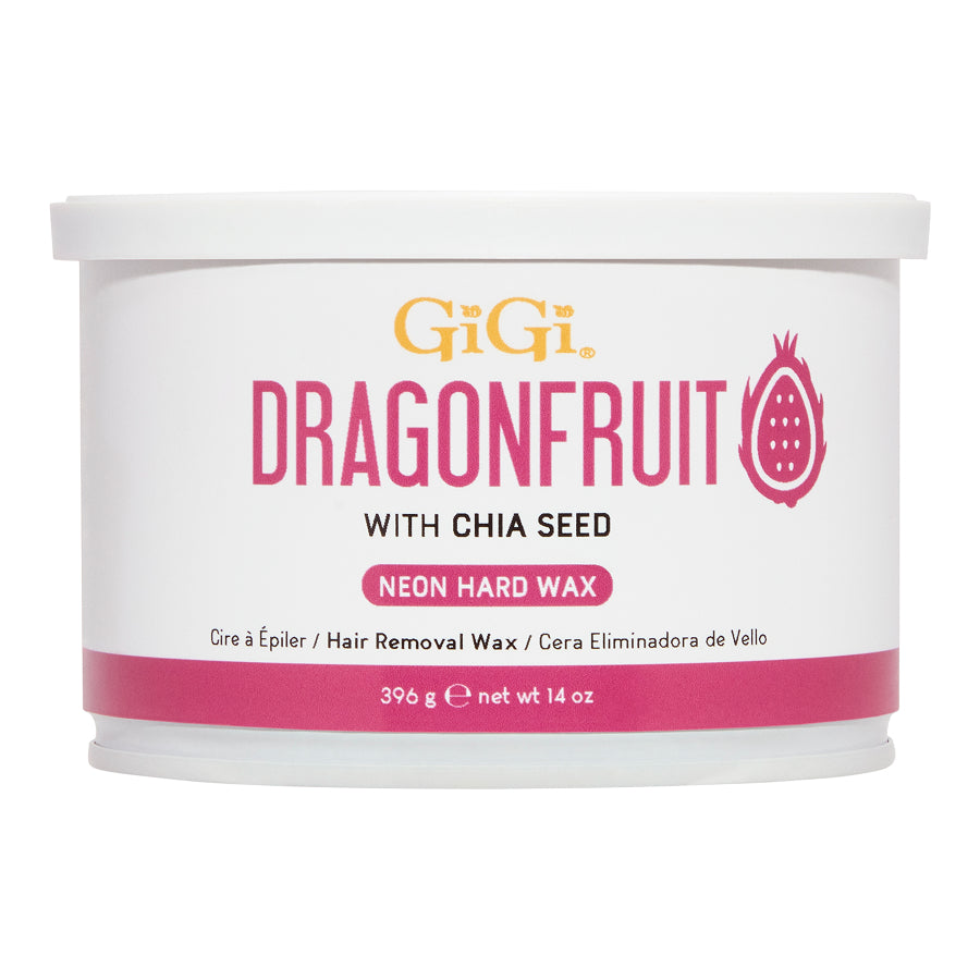 GIGI Dragonfruit hair removal wax container on a white background