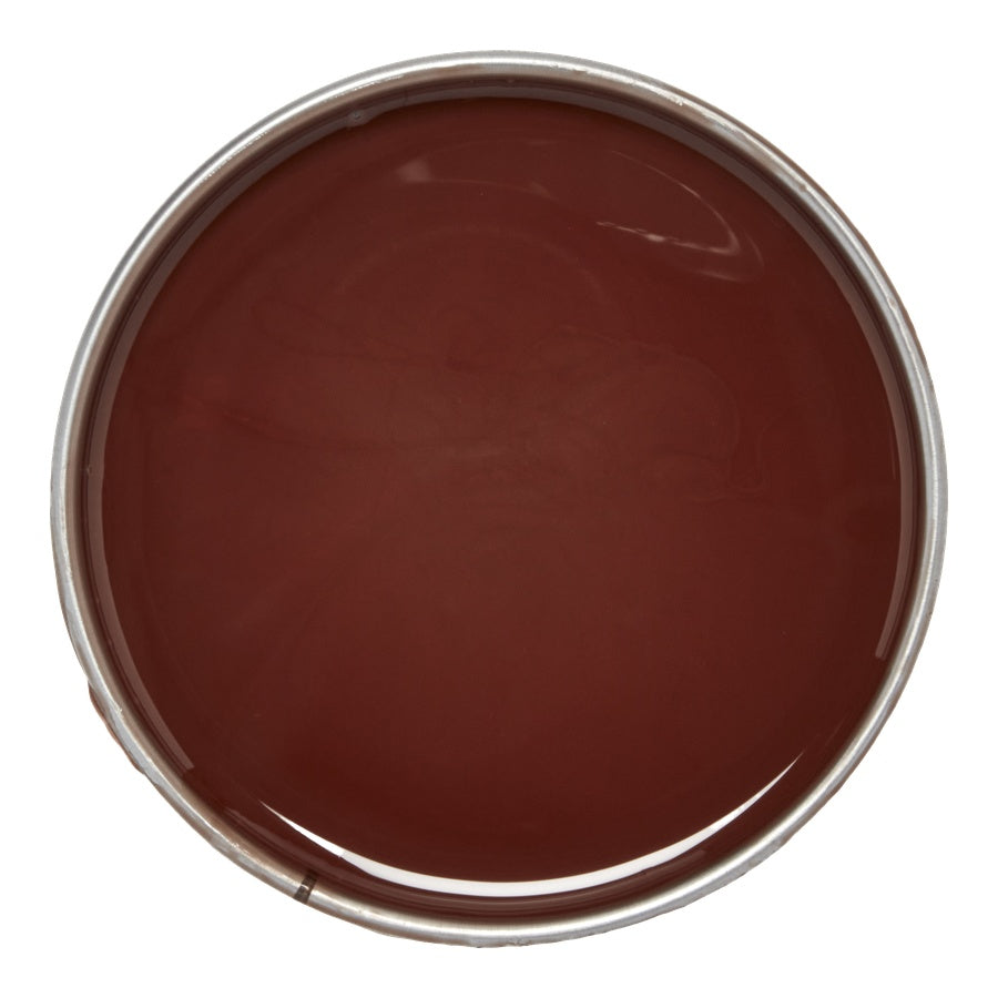 Brown wax can on a white background