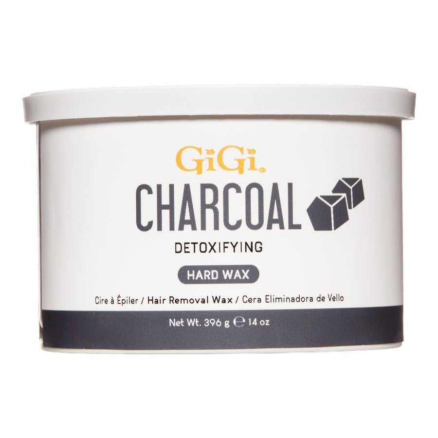GiGi Charcoal Detoxifying Hard Wax container on a white background