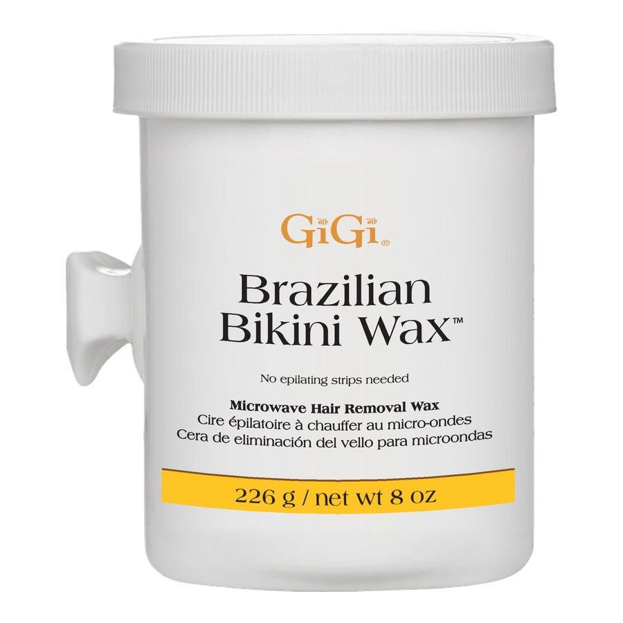 GiGi Brazilian Bikini Wax container on a white background