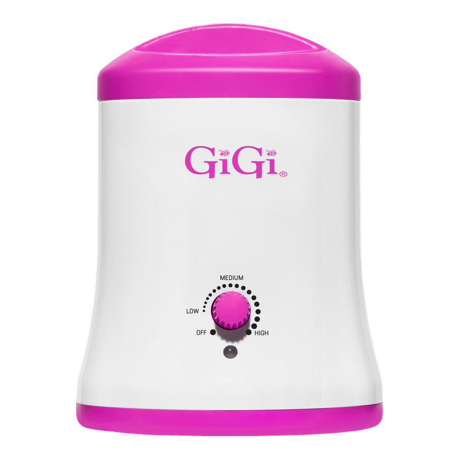 'GiGi' warmer branding on a white background