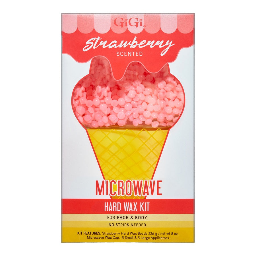Strawberry Microwave Wax Kit – Fast Hair Removal | GiGi