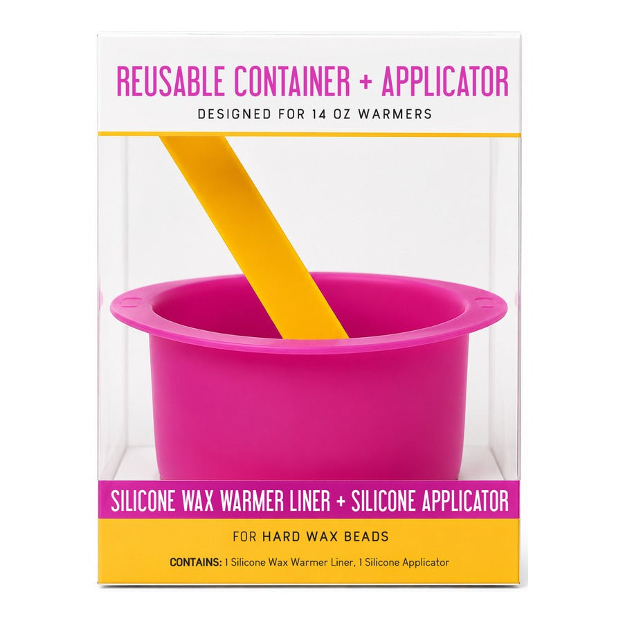 Reusable Container + Applicator packaging on a white background