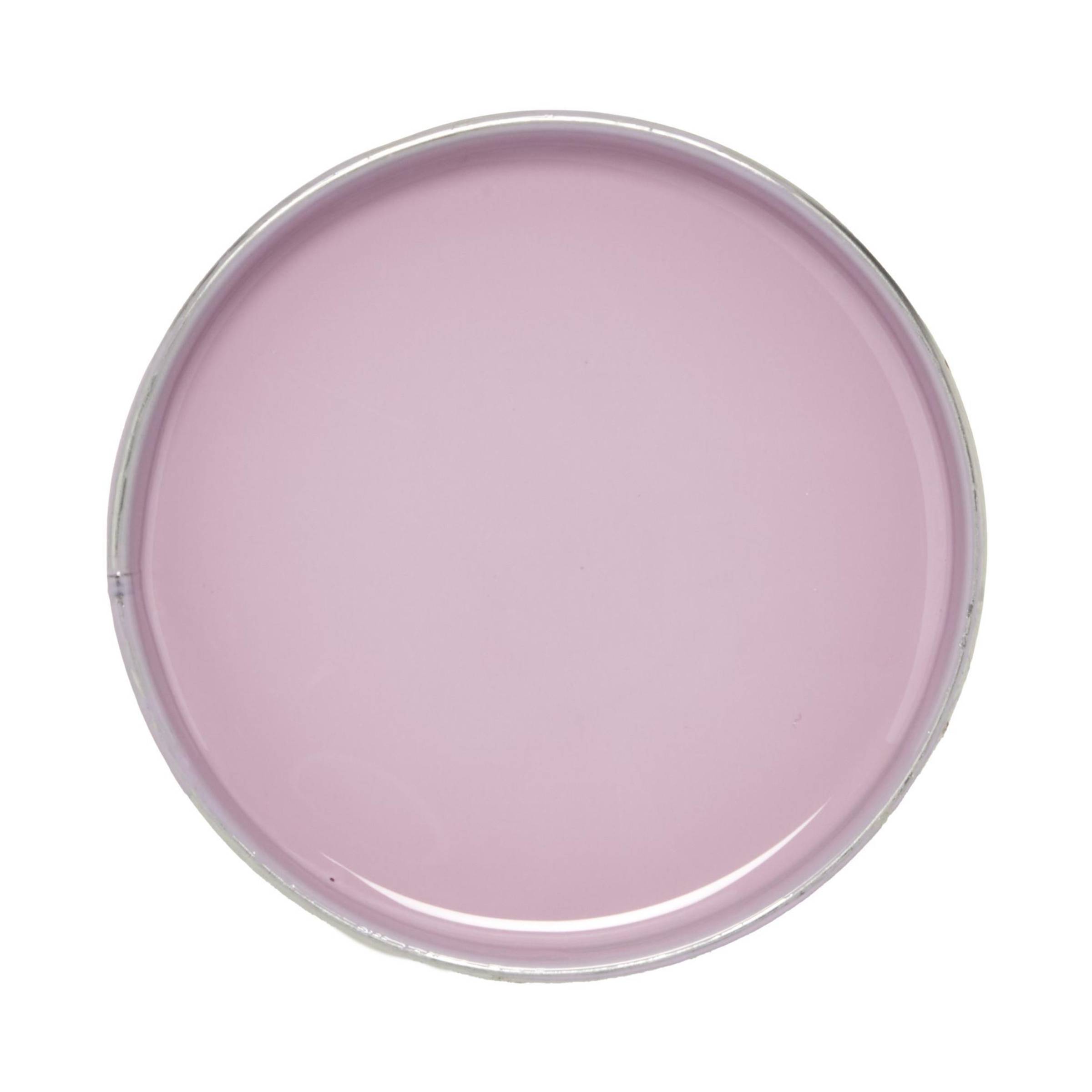 Top-down view of smooth, lavender-colored GiGi Zinc Oxide Ultra Sensitive Wax inside a round tin.