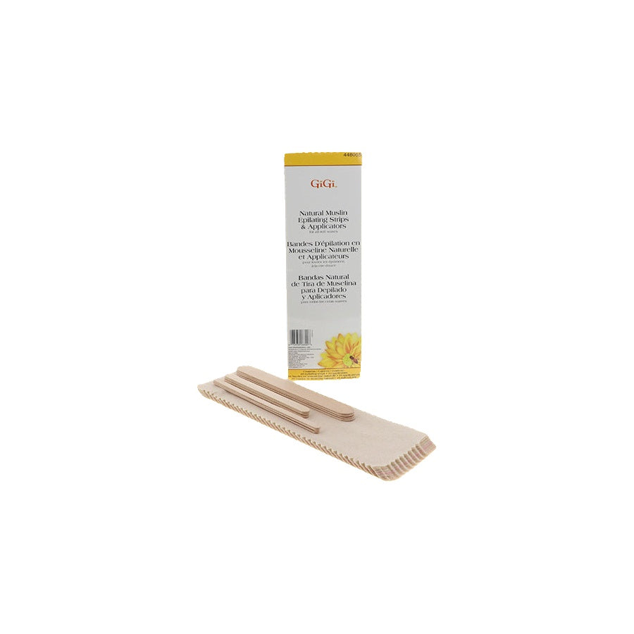 Packaging of GIGI strips on a white background