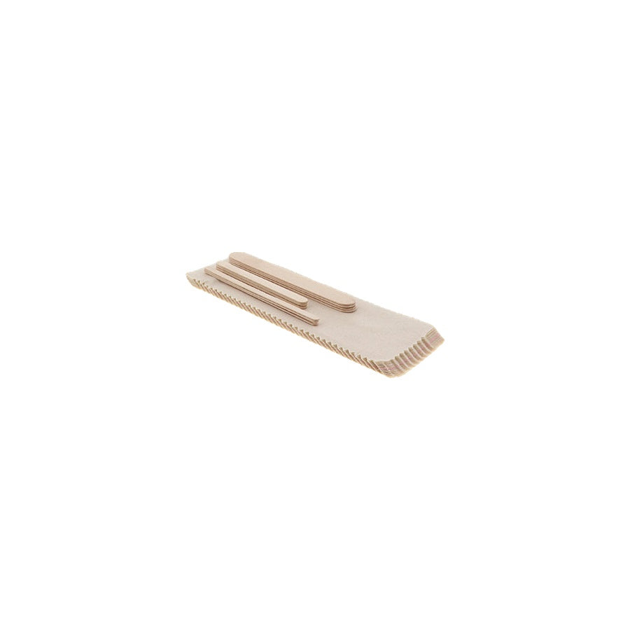 Applicators and strips on a white background