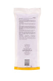 Back of GiGi Lavender Infused Paraffin Wax pack with product information, usage instructions, & barcode