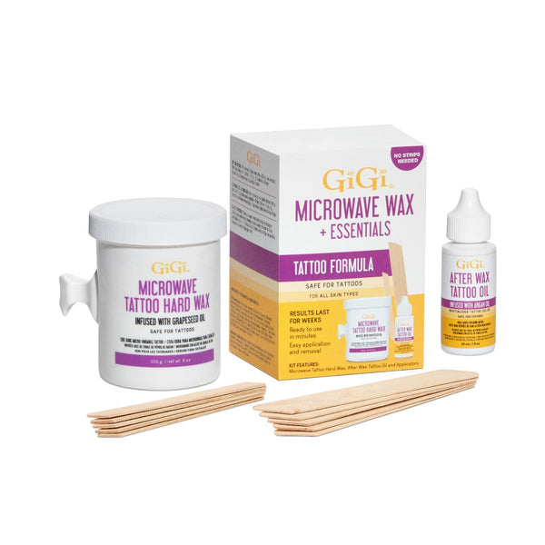 Tattoo Formula Microwave Wax Kit for Inked Skin | GiGi Spa