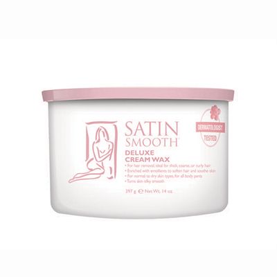 Satin Smooth Deluxe Cream Wax 14 oz. Soft and Hard Waxes, Warmers