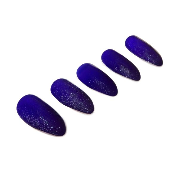 Fofosbeauty 24PCS Fake Press on Nails Medium Almond Fake Nails for Girls  Women, Almond Blue and Light Purple Art - Walmart.com
